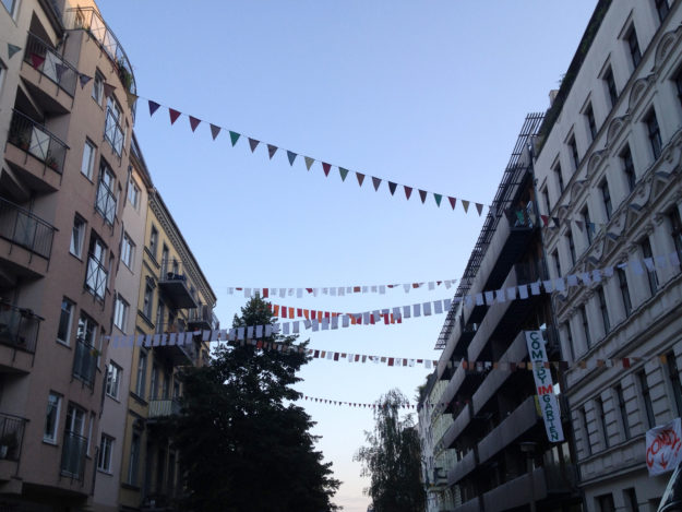 Berlin Choriner Strasse - Flags and Festoons