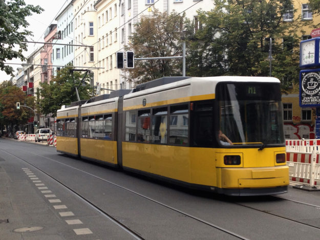 Berlin public transport: a Tram / streetcar