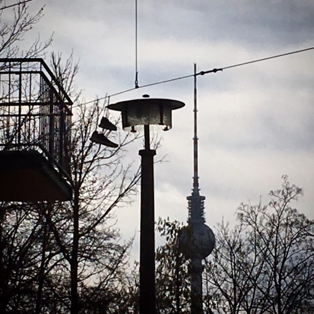 Berlin TV Tower, Sneakers, Street Lamp