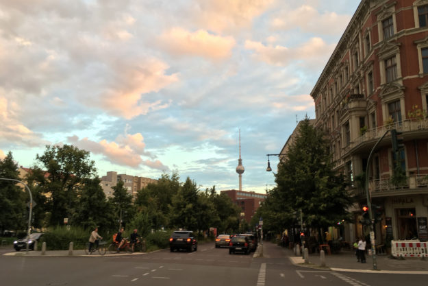 Berlin TV Tower Schoenhauser Allee