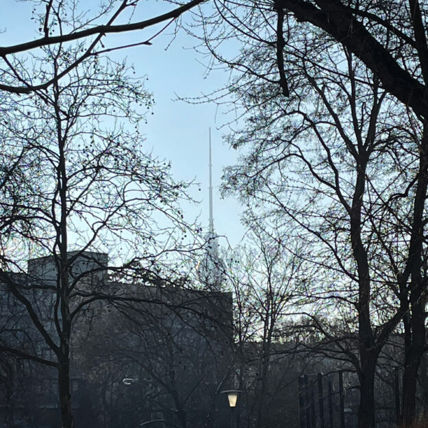 Berlin TV-Tower on a winter day