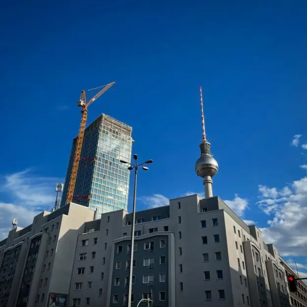Berlin Alexanderplatz Construction SIte